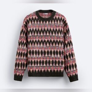 Zara Geometric Print Sweater